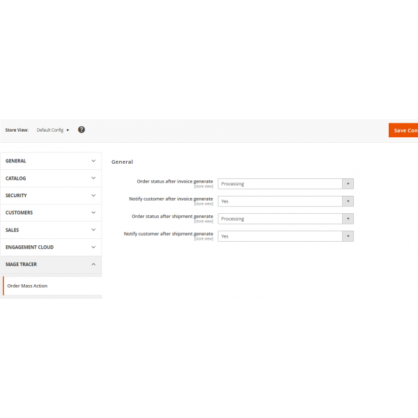 Magento 2 mass order action